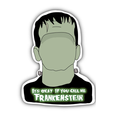 Call Me Frankenstein Sticker - Anxiety Productions