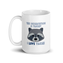 Load image into Gallery viewer, Dissertation Trash Raccoon Mug - Anxiety Productions