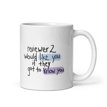 Load image into Gallery viewer, Reviewer 2 Would Like You Mug - Anxiety Productions