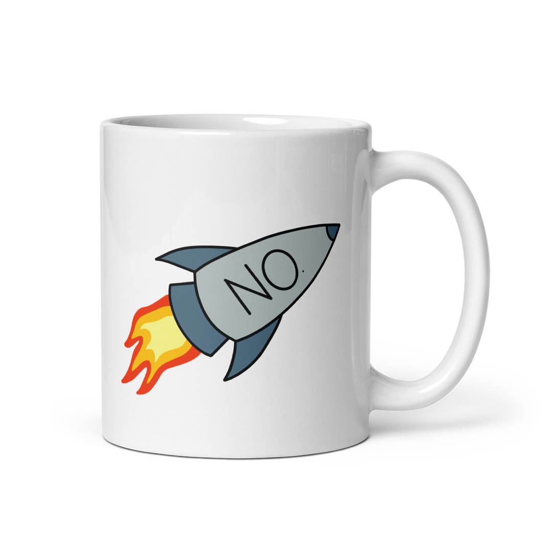 No mug - rocket ship - Anxiety Productions