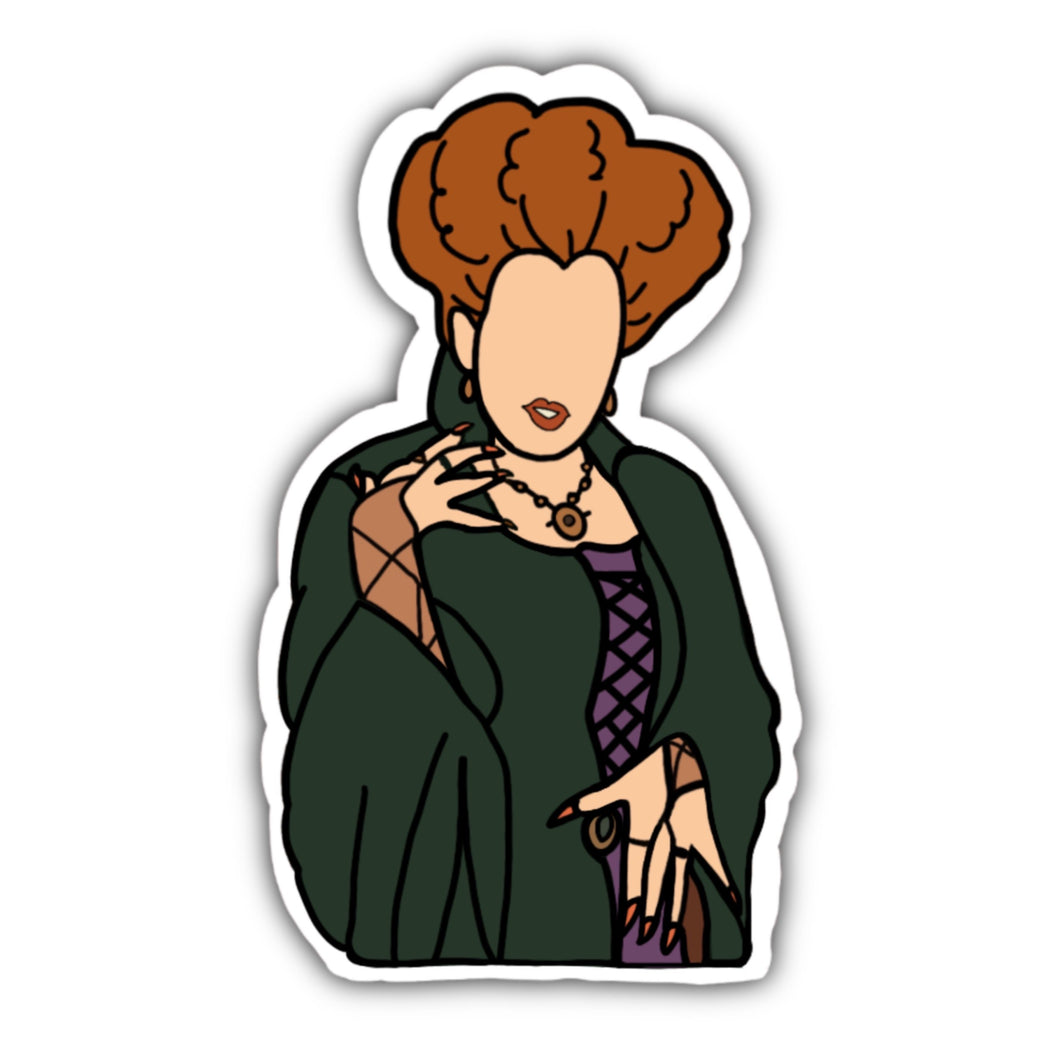 Winifred Sanderson (Hocus Pocus) Sticker - Anxiety Productions